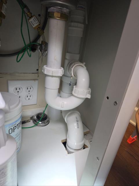 We responded to our customers Dental office to replumb the drain lines serving two sinks in the operatory room. Upon arrival, we evaluated the existing drainage system determined updates were needed to improve flow and proper venting. We removed the old drain piping and installed new drain lines for both sinks to ensure reliable drainage. New Studor air admittance vents were installed to provide proper venting and prevent siphoning or slow drains. All piping was secured and installed to meet plumbing code requirements. After completing the work, we ran water through both sinks to test drainage performance. Both sinks are now draining properly and the plumbing system is functioning as designed. 