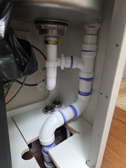 We responded to our customers Dental office to replumb the drain lines serving two sinks in the operatory room. Upon arrival, we evaluated the existing drainage system determined updates were needed to improve flow and proper venting. We removed the old drain piping and installed new drain lines for both sinks to ensure reliable drainage. New Studor air admittance vents were installed to provide proper venting and prevent siphoning or slow drains. All piping was secured and installed to meet plumbing code requirements. After completing the work, we ran water through both sinks to test drainage performance. Both sinks are now draining properly and the plumbing system is functioning as designed. 