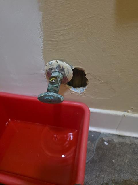 We responded to our customer office to address a main sewer line stoppage and replace two emergency shut off valves at a toilet. Upon arrival, we cleared the main sewer line to restore proper drainage throughout the building. Once the blockage was removed, we verified that all fixtures were draining correctly. We then shut off the water supply and removed two faulty emergency shut off valves that were no longer operating properly. New shut off valves were installed to provide reliable water control to the toilet. After completing the installation, we restored water to the fixture and checked all connections. The sewer line is now flowing properly, and the toilet shutoff valves are functioning correctly and leak free.