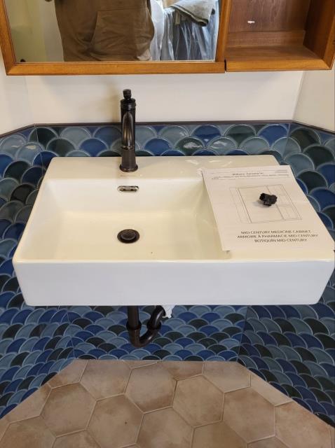 We responded to our customers non profit organization to continue work on their ongoing bathroom remodel. Today, we installed a new Kohler Cimarron Toilet, shower trim with diverter, and a lavatory faucet along with the necessary water supply and drain connections. These upgrades were needed to complete the bathroom remodel and ensure the bathroom is fully functional for daily use. All fixtures were properly set, sealed, and secured. The water and drain lines were connected to ensure proper flow and drainage. Once the installation was completed, we ran water through all fixtures and inspected every connection. Everything is now functioning as intended and is leak free. 