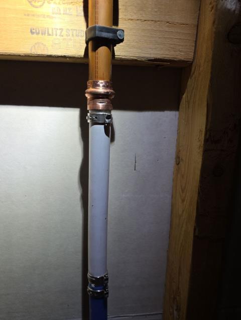 We responded to our customer after they reported a higher than normal water bill, which often indicates a hidden plumbing leak. Upon inspection, we located a pinhole leak in blue PEX water piping, which had been allowing water to escape continuously. Small PEX leaks like this can go unnoticed for some time while steadily increasing water usage. To resolve this issue, we cut out the damaged section of blue PEX piping and relaced it with new standard white PEX piping for a secure, long term repair. After completing the repair, we restored water service and tested the line for leak free operation. The leak has been repaired and the plumbing system is now operating correctly.