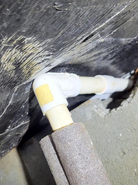 We responded to our customer in Dallas, GA after the front hose bibb broke off and caused a leak. During the repair, we cut the PVC pipe in the crawlspace past the cracked section and installed new PVC piping. We then installed a new hose bibb to restore proper outdoor water access. Once the installation was completed, we turned the water back on and tested everything for leak free operation. The repair was completed successfully and the plumbing is now working properly.