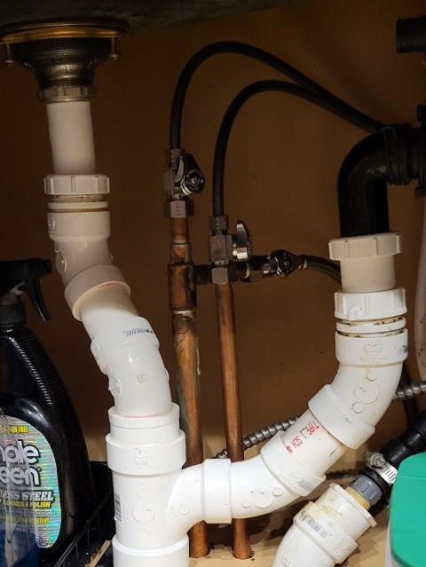 We responded to our customer in Roswell, GA after they reported a kitchen sink that was not draining properly. To access the blockage, we disconnected the drain pipes under the kitchen sink and snaked the line to remove the obstruction. After clearing the clog, we filled the sink and ran water to confirm proper drainage. The sink is now draining freely and operating as it should.