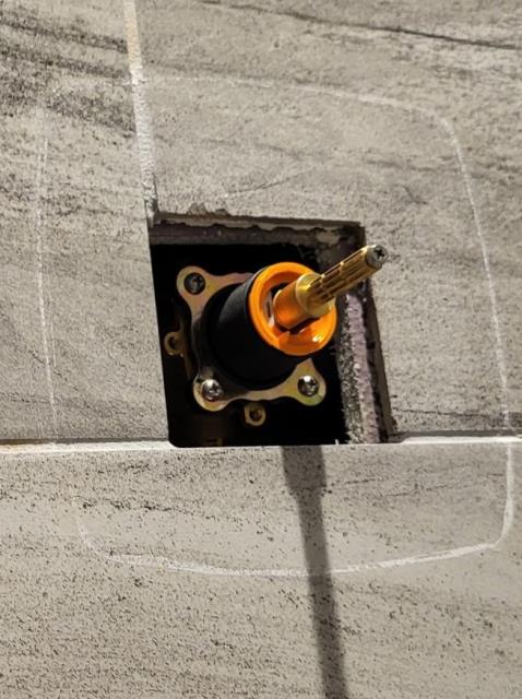 We responded to our customer in Powder Springs, GA after they reported issues with the rain shower head in the master bathroom. Upon inspection, we found the cartridge needed to be replaced to restore proper water control and stop leaking. We installed a new cartridge for the rain head and ensured all internal components were seated correctly. We also caulked the trim plate to prevent water from getting behind the wall. After completing the repair, we tested the shower for proper operation and leak free performance. The rain shower is now functioning properly with no leaks.