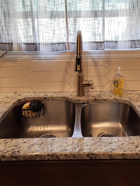 We responded to our customer in Villa Rica, GA to complete a kitchen plumbing upgrade. We installed a new kitchen faucet and Badger 5 garbage disposal, securing all water and drain connections. Once the installation was completed, we ran water and tested everything for proper, leak free operation. The faucet and disposal are now functioning correctly and ready for daily use.