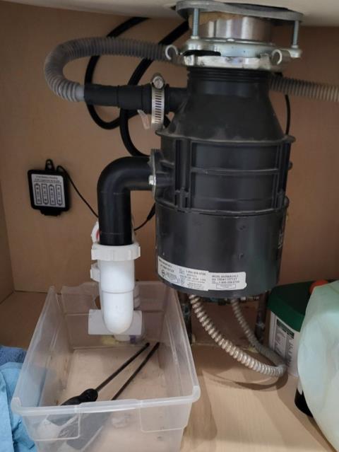 We responded to our customer in Marietta, GA after they reported a leak under the kitchen sink. Upon inspection, we found the Ptrap was leaking. We replaced the trap to restore a proper seal and stop the leak. While completing the repair, we also removed debris from inside the garbage disposal. After the work was finished, we ran water to test for leak free operation. The kitchen sink plumbing is now functioning properly.