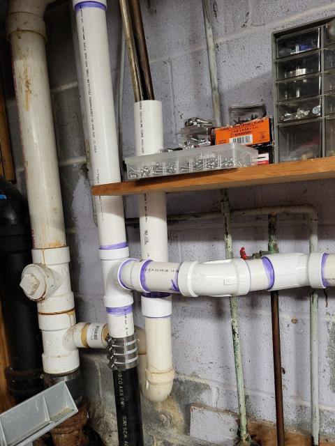 We responded to our customer in Marietta, GA to modify the drain line connection. We moved the drain pipe from the standpipe connection and tied it directly into the sewer pipe for proper drainage. All fittings were secured to ensure a reliable connection. Once the installation was completed, we tested the system to confirm leak free operation and proper drainage. The drain line is now functioning correctly.