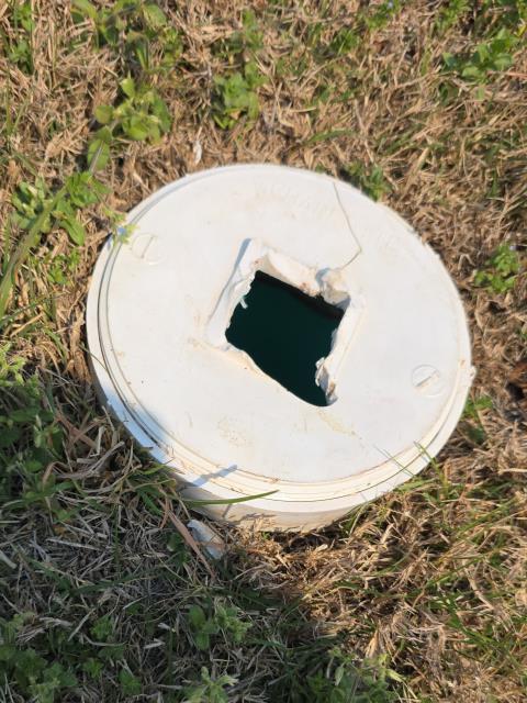 We responded to our customer in Dallas, GA after they reported a broken sewer cleanout cap that was run over by a lawn mower. Upon inspection, we found the 6 inch cleanout cap was damaged and no longer sealing properly. We removed the broken cap and installed a new 6 inch cleanout cap to restore proper access and protection for the sewer line. After completing the repair, we checked the fitting to ensure it was secure and properly sealed.