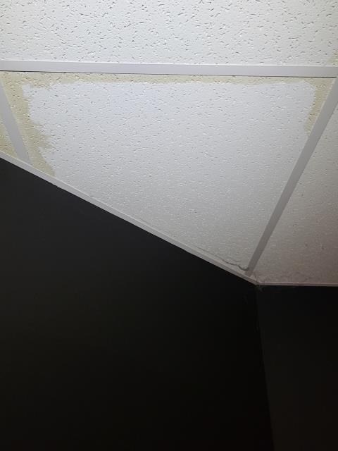 We responded to our customer in Douglasville, GA after they reported water leaks in the ceiling and drop ceilings. Upon inspection, we found the leaks were coming from a frozen HVAC line set, not the plumbing system. Frozen lines can cause condensation and water damage when they thaw. Since this issue is related to the HVAC system, we recommended the customer contact an HVAC company for proper repair. No plumbing repairs were needed at this time.