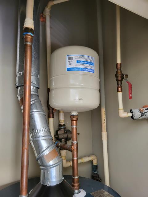 We responded to our customer in Marietta, GA to complete multiple plumbing repairs and fixture replacements. We replaced the kitchen faucet, garbage disposal, thermal expansion tank, and a Delta shower cartridge upstairs. All connections were properly secured during installation. After completing the work, we tested all fixtures and systems for proper operation and leak free performance.