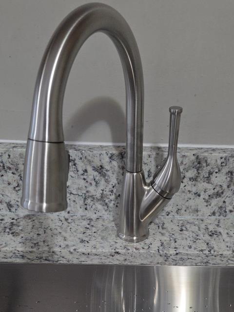 We responded to our customer in Villa Rica, GA after countertop replacement required reconnecting the kitchen plumbing. We reconnected the kitchen sink drain lines and installed a customer supplied kitchen faucet. All water and drain connections were properly secured during installation. After completing the work, we ran water and tested for proper, leak free operation.