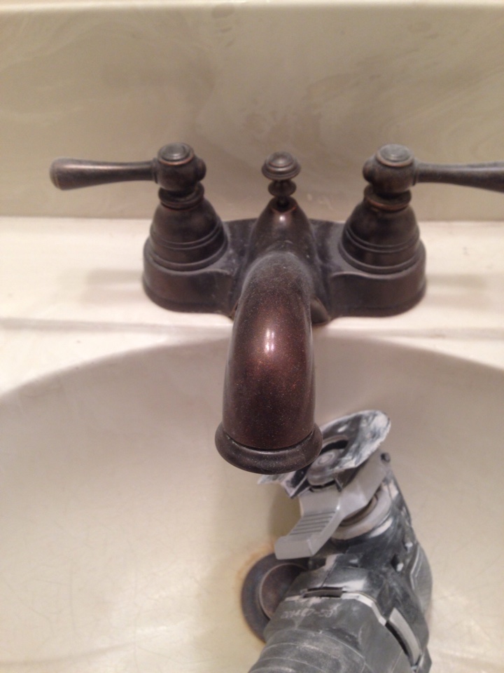 Plumbing repair on Moen faucet cartridge