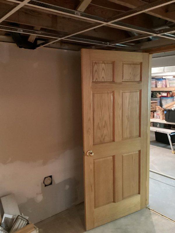 Responded to recurring drain issue in storage room. Cleaned main drain line to restore proper flow. Additionally, provided consultation on sink installation with Delta Foundations kitchen faucet model 21988 to be installed in area currently under construction with unfinished drywall and exposed ceiling joists.