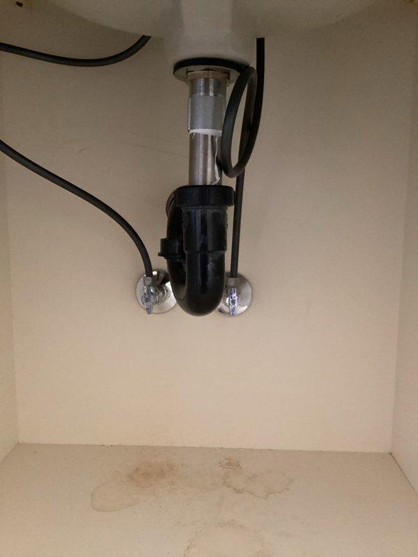 Replaced multiple water supply stops in Jack and Jill bathroom and guest bath as requested by customer. Noted water stains under sink drain assemblies during service, indicating previous minor leaks. Additional plumbing work scheduled for future appointment per customer's preference.