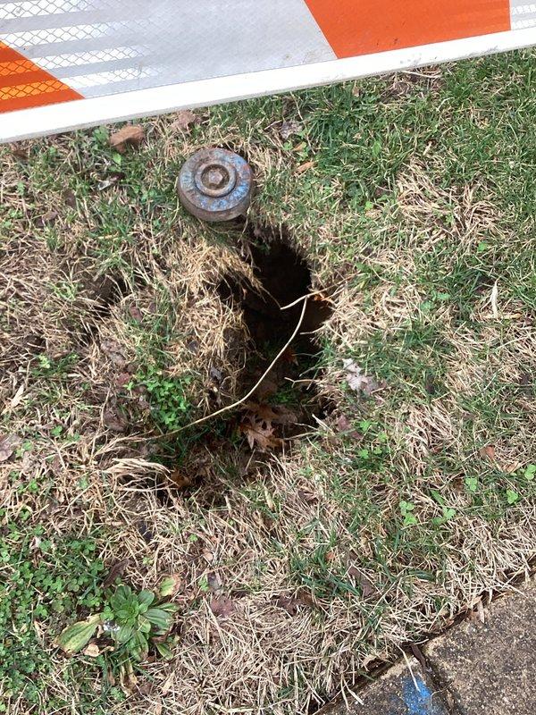 Responded to emergency water line repair at a century-old residential property. Located and excavated the severely corroded outdoor water service pipe, which was leaking in the utility area causing visible water damage and potential mold issues. Replaced damaged section of pipe, installed new valve assembly, and verified proper operation with no leaks before backfilling excavation and marking the repair area with safety barriers.