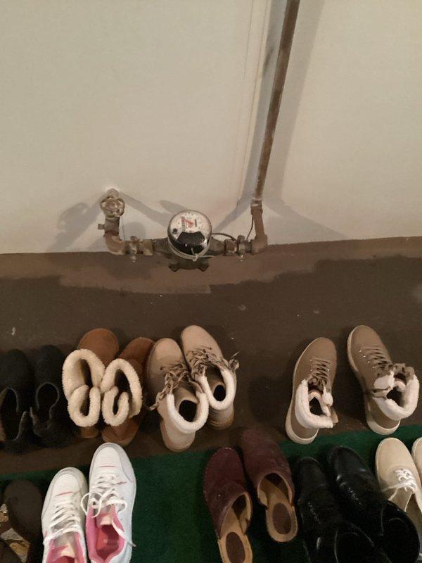 Conducted on-site assessment of residential water supply system experiencing significantly reduced water pressure throughout the property. Upon inspection, identified severely corroded and deteriorated copper water lines in the basement area, with visible oxidation, rust buildup, and compromised pipe integrity. The existing piping infrastructure showed extensive age-related wear, with corroded connections and fittings that were contributing to the pressure loss. Documented the condition of the water distribution system, including the main supply lines, shutoff valves, and pressure gauge assembly. Provided comprehensive estimate for complete replacement of interior water supply piping to restore proper water pressure and system functionality.