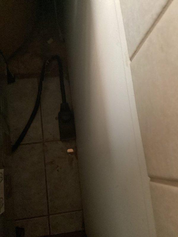 Performed diagnostic evaluation for residential gas line installation from basement to kitchen for new gas range, and assessed requirements for new refrigerator water line with dedicated shut-off valve. Inspected existing utility routing through basement and crawl space areas, documenting current plumbing infrastructure and determining optimal path for new gas piping and water supply line installations.