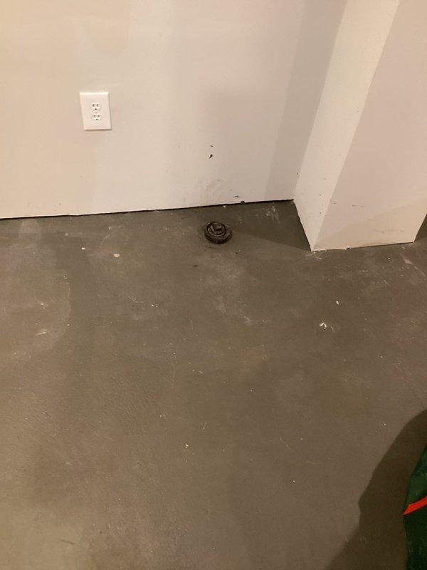 Performed hydro-jetting service on interior floor drain system. Cleared drain line using high-pressure water jetting equipment to remove blockages and restore proper drainage flow. Service completed as requested with drain now functioning properly.