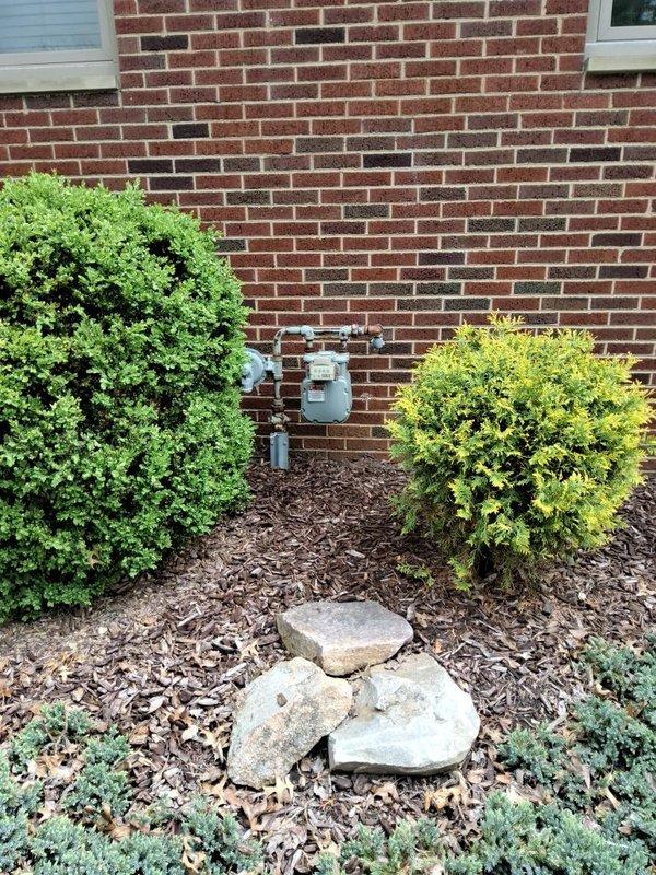 Installed 20 feet of gas piping from the exterior meter to an interior tap location in the laundry room. Routed new gas line through foundation, secured all connections per code requirements, and pressure tested the system to ensure safe operation.