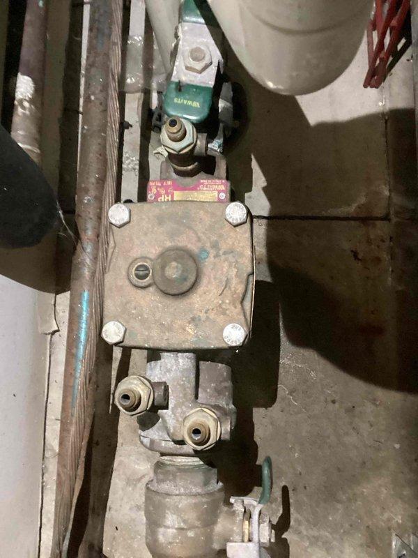 Completed annual backflow prevention testing on two Wilkins backflow devices per regulatory requirements. The irrigation system device (Serial No. 324937) and domestic water supply device (Serial No. 321620) were both inspected, tested, and documented with full photographic records including device identification and serial number verification. Both assemblies passed testing and are functioning within acceptable parameters. Test results have been filed with the local water purveyor and compliance documentation provided to facility management with complete device specifications, locations, and system protection classifications.