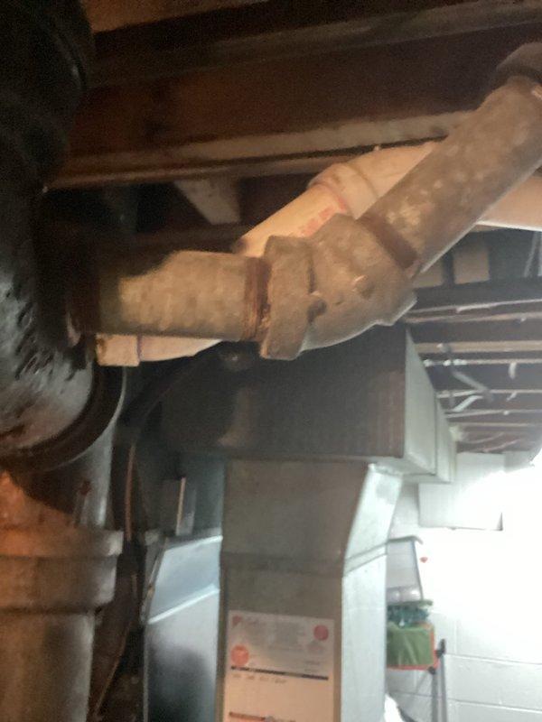 Conducted site assessment of basement plumbing system to provide estimate for tub drain replacement. Inspected exposed piping infrastructure, including drain lines and related plumbing connections in the utility area. Documented existing conditions of drainage system and surrounding mechanical components to determine scope of work needed for tub drain replacement and identified additional plumbing concerns requiring attention.