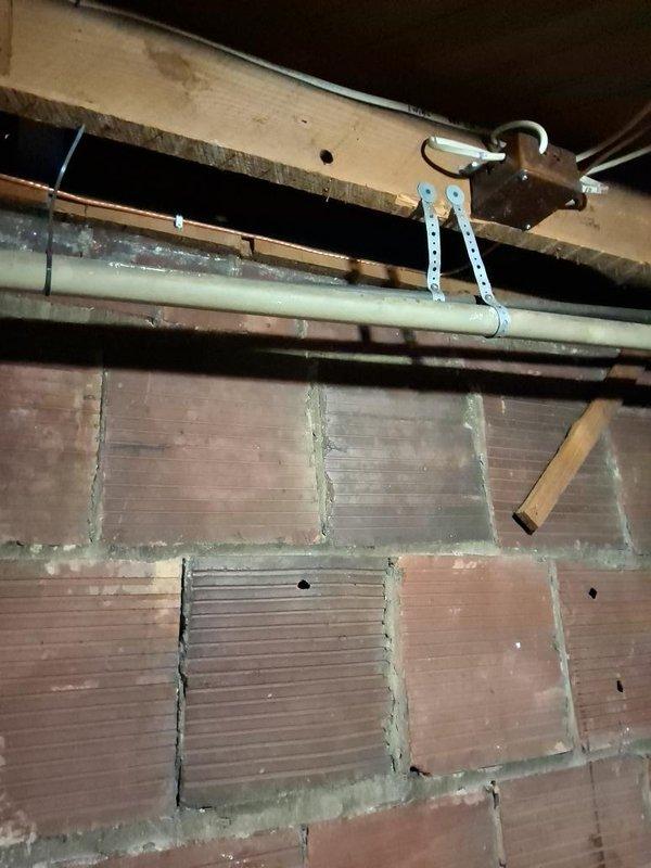 Installed 40 feet of 1.25-inch gas supply line using MegaPress technology with interior tap location. Work performed in Summit County under required permit, establishing new gas service connection to existing meter assembly with proper fittings and supports throughout the installation run.