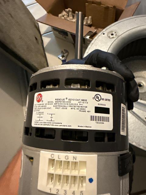 Performed AC blower motor service in Langhorne, PA 19053. After addressing a clogged condensate drain on our first visit, we returned to service the ECM blower motor for the indoor air handler. Verified proper operation and restored strong airflow for reliable summer cooling.
