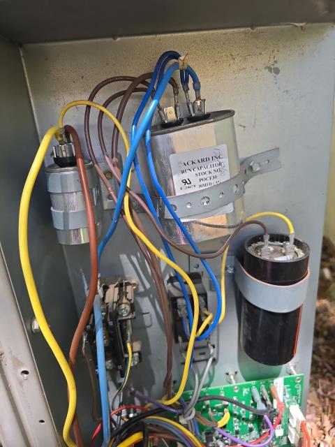 Completed heat pump repair in Bryn Athyn, PA 19006. Diagnosed a failed control board in a Bryant Evolution system and replaced it. Also installed a new condenser fan capacitor and compressor start assist kit at no charge to improve reliability. Verified full operation through a test cycle—the system now runs properly and is covered by a 1-year repair warranty.