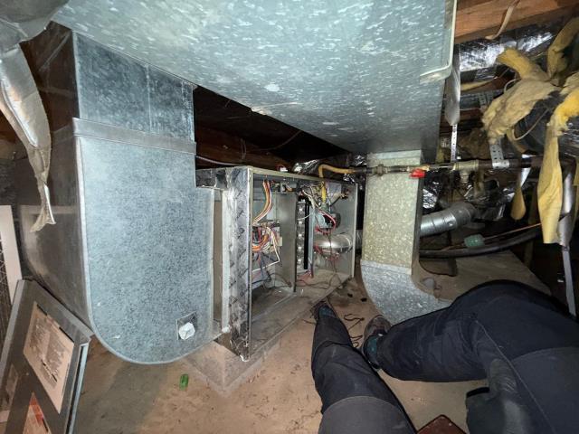 Completed an emergency heating service visit for a homeowner in Warminster, PA 18974. Their forced-air gas furnace failed to start properly, with humming noises and a burning smell reported. Performed diagnostics to restore reliable heat.