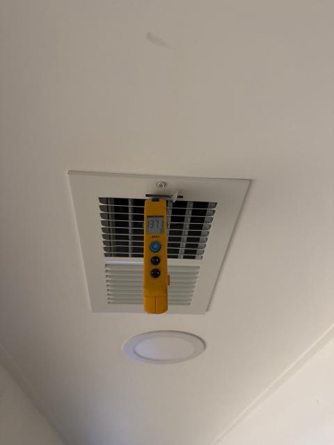 Just completed an initial diagnostic visit in Warminster, PA 18974 for an electric heating system. Despite setting the thermostat to 67°F, the home was only at 65°F with the AUX heat indicator on. Red lights were observed on the auxiliary unit in the attic, similar to a previous year’s issue. Scheduled follow-up to ensure proper heating performance before temperatures drop further.