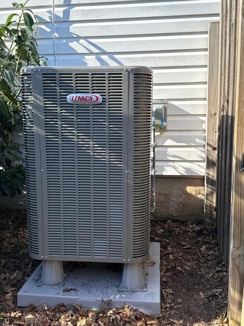 Completed a full HVAC upgrade for a homeowner in Doylestown, PA 18901. Installed a Lennox single-stage air handler with constant torque motor and a Lennox 14 SEER single-stage outdoor heat pump, paired with a 10 kW auxiliary heat package for improved winter performance. Removed the old zone damper, sealed ductwork for better airflow, and added an Ecobee Smart WiFi thermostat, new pad, whip, and safety disconnect. Finished with a condensation line blockage detection system, accessible filter grilles, and a thorough job site cleanup. Another efficient Lennox heat pump system ready to keep this home comfortable year-round.