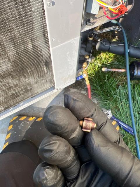 Just wrapped up a major service in bensalem, pa 19020 that included replacing the faulty compressor and thermostatic expansion valve on a heat pump system. Completed refrigerant recovery, nitrogen purge, system flushing, and recharge with fresh r-410a freon. Installed a new biflow filter drier and acid neutralizer, renovated the compressor start circuit, and verified smooth, efficient operation. System now running reliably and backed by a 1-year parts and labor warranty.