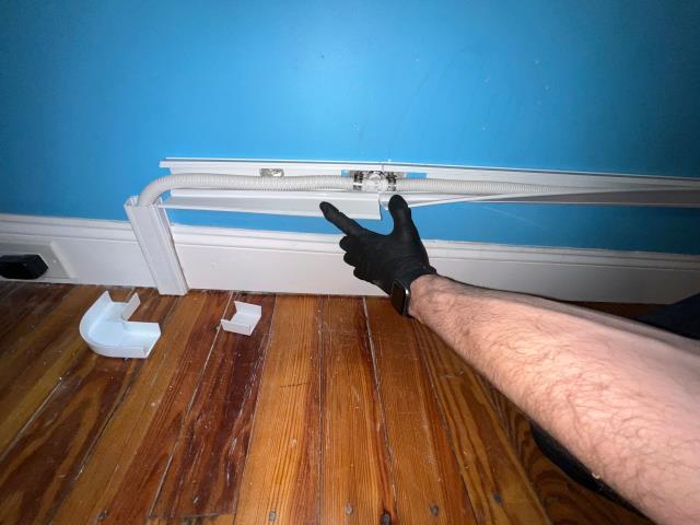 Wrapped up re-routing of the condensation line in philadelphia, pa 19147. Adjusted the drain setup to ensure proper flow and prevent future water backup or leakage issues. Another home protected from potential water damage and system inefficiency.