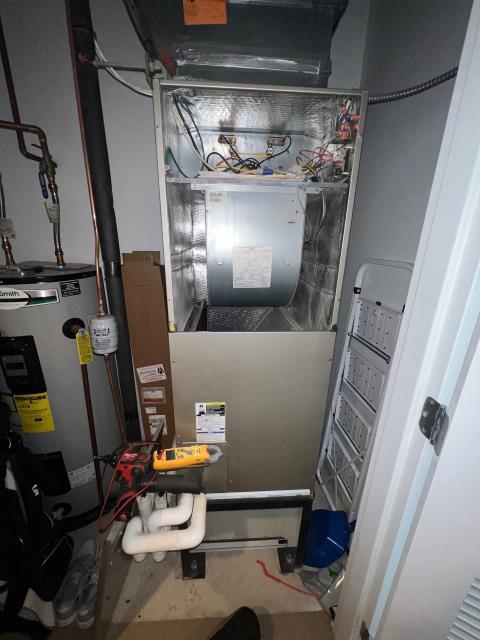 Wrapped up a heating service call in philadelphia, pa 19123. The carrier system was circulating air but not producing warmth, and the thermostat wasn’t operating properly. Upon inspection, we found the auxiliary heating wasn’t connected inside the air handler. Replaced the thermostat and restored wiring, bringing the system back to full heating operation and comfort for the apartment. Wrapped up a heating service call in philadelphia, pa 19123. The carrier system was circulating air but not producing warmth, and the thermostat wasn’t operating properly. Upon inspection, we found the auxiliary heating wasn’t connected inside the air handler. Replaced the thermostat and restored wiring, bringing the system back to full heating operation and comfort for the apartment.