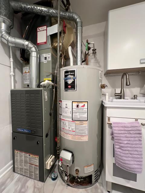 Warminster, PA - Visited a home in Warminster, PA 18974 to diagnose a Bradford White water heater after the pilot light went out. Inspected both the water heater and the American Standard furnace for safety and performance issues. Shared findings and recommendations to ensure reliable heat and hot water through the colder months. Warminster, PA - Visited a home in Warminster, PA 18974 to diagnose a Bradford White water heater after the pilot light went out. Inspected both the water heater and the American Standard furnace for safety and performance issues. Shared findings and recommendations to ensure reliable heat and hot water through the colder months.