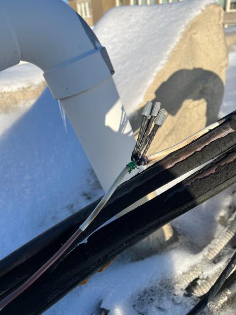 Just wrapped up a visit to a property in philadelphia, pa 19122 after the tenant reported that the heat pump system stopped working in the afternoon. Troubleshot thermostat settings, breakers, and wiring to identify the issue. Found a 24v electrical shortage in the system that prevented it from turning on. Replaced a damaged section of roof wiring, corrected the 24v shortage, and installed a new fuse to protect the system. After thorough testing, the heating system is now running safely and efficiently for the tenant’s comfort.