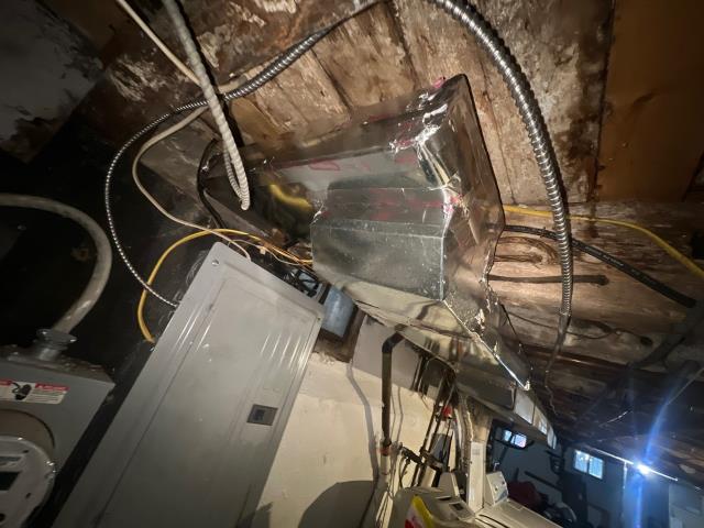 Performed a no-heat call in philadelphia, pa 19146. The tenant reported no warm air in the back room and severe drafts during extreme cold. Found a dirty filter and discovered that both supply and return vents were installed high, causing poor air circulation. Took air probe readings, supply at 120°f, and return at 66°f, and recommended adjustments for better airflow.