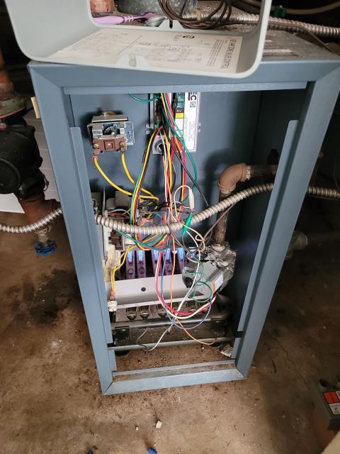 Just wrapped up a no-heat call in Warminster, PA 18974 for a new customer who found us on Google. Their 9-year-old Weil-McLain gas boiler wasn’t fully engaging when the thermostat called for heat due to a failed main circuit board. We installed and configured a new control board and verified ignition and operation—restoring reliable heat for the cold Bucks County nights.