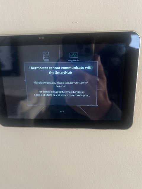 Responded to a comfort club client in bensalem, pa 19020, after their lennox smart thermostat model 22v24 stopped communicating with the hub. Replaced an s40 thermostat and verified proper operation with the hvac system. The home’s heating is now fully restored, and the smart controls are functioning reliably.