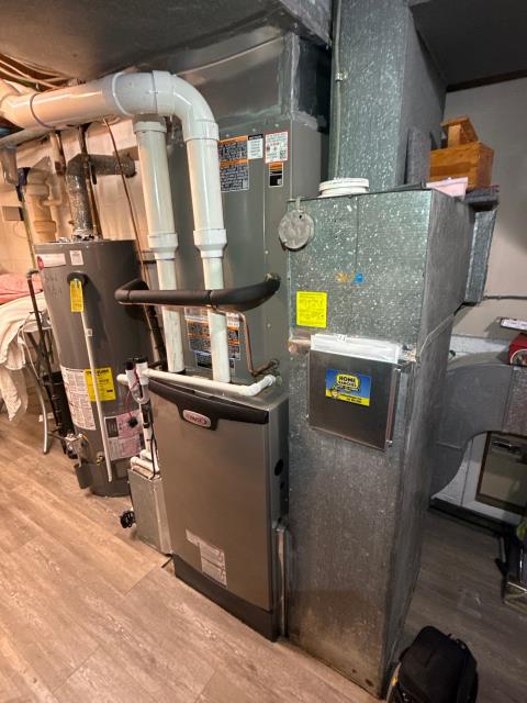 Completed a full Lennox GOLD HVAC system installation in Elkins Park, PA 19027. Installed a 97% efficient two-stage furnace and 18 SEER2 adaptive cooling unit with communicating thermostat, surge protection, and MERV 8 filtration. During inspection, we found disconnected ductwork in three bedrooms and the hallway bath, so we rerouted, reconnected, and modified 25–30 feet of ductwork for balanced airflow and optimal comfort. All connections were sealed, secured, and insulated, and system operation was verified. Home now has improved heating and cooling efficiency with properly balanced airflow throughout.