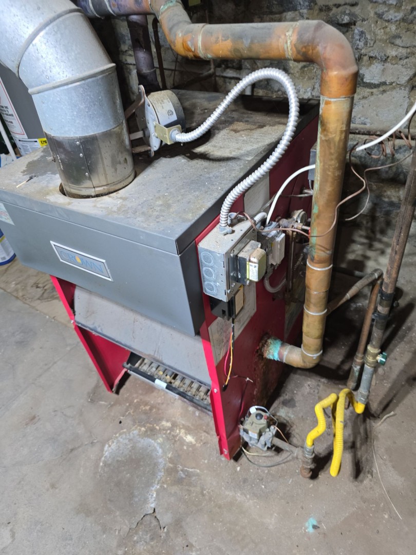 Provided an estimate in Philadelphia, PA 19143 (Cedar Park area) to replace an older Crown steam boiler with a new high-efficiency boiler. Scope includes reworking piping connections, installing a certified backflow prevention device, and adding a new chimney liner if needed. Home Rangers offers expert steam boiler replacement and heating system upgrades in Philadelphia.