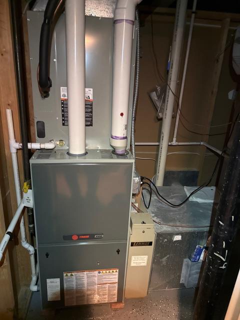 Completed a visit to a comfort club member in Ivyland, PA 18974. Upon inspection, our technician identified a faulty Lennox control board (covered under warranty), a flame sensor for the Trane system, and the need for a dual fuel thermostat to ensure proper system communication and efficiency. A detailed repair proposal was created for the homeowner to review and approve. Once confirmed, the work will be scheduled soon, ensuring the system will be fully operational before the colder weather arrives. James appreciated the clear explanation and quick turnaround plan to restore reliable heating.