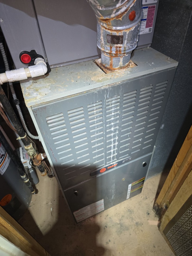 Completed service on a Trane gas furnace in Warminster, PA 18974. Replaced the main control board and igniter assembly, cleaned and tested the flame sensor, and verified full system operation. The furnace is now running safely and efficiently. Home Rangers provides expert Trane furnace repair, heating service, and HVAC maintenance throughout Warminster and Bucks County.