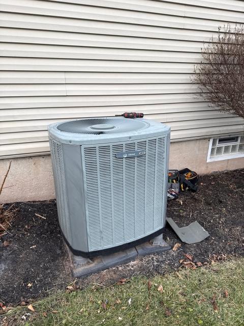 Performed a routine heating system check for a new customer in Warminster, PA 18974. The customer had been receiving daily notifications from his Ecobee smart thermostat indicating that his auxiliary heat had been running continuously for over 3 hours, and he was concerned this might indicate inefficiency or higher electric costs. He mentioned limited experience with heating systems and recently purchased the home, so he was unsure of the system’s age or normal operation. During our inspection, we verified the system’s performance, checked all components, and confirmed that the auxiliary heat was operating efficiently in response to colder temperatures. The system is running safely and effectively, providing reliable heat without unnecessary energy usage.