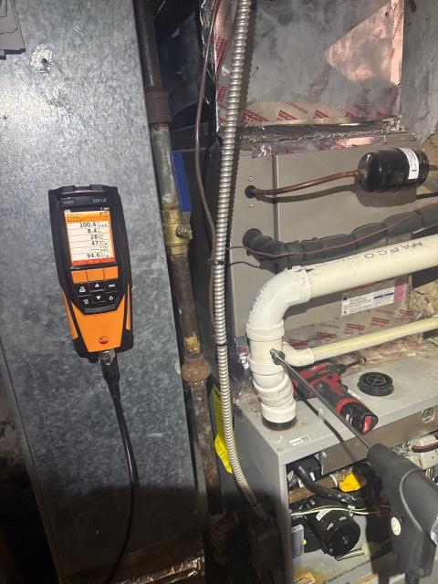 Wrapped up a service for a heating concern for a new customer in Hatboro, PA 19040, where the furnace was only reaching about 55°F despite running continuously. The system is a roughly four-year-old gas unit, and a previous technician had replaced the thermostat without resolving the issue, leaving the system short-cycling and still displaying a filter alert. We performed a full diagnostic on the furnace in the basement, checked airflow, safety limits, and thermostat communication, and verified system operation to pinpoint the cause of the inconsistent heat. We provided clear recommendations to get her home back to safe, reliable warmth for the season.