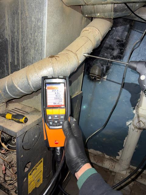Responded to an urgent no-heat call for a renter in Philadelphia, PA 19142, whose gas furnace stopped heating two days ago. The igniter wasn’t glowing, and the home had dropped to unsafe temperatures, so we started with a full diagnostic on the basement furnace. We replaced the faulty thermostat, restored proper control communication, and verified system operation. During testing, we found that the furnace was overheating and short-cycling due to ductwork that doesn’t match the system’s airflow requirements—a major factor behind the shutdown. After completing the thermostat replacement and confirming safe operation, we reviewed corrective ductwork options to prevent future overheating and keep his family warm for the rest of the heating season.