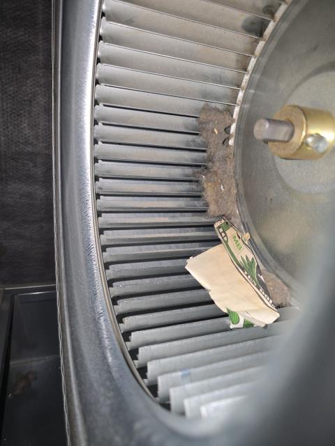 Responded to a service call from a customer in Elkins Park, PA 19027, whose recently installed HVAC system triggered a ‘service urgent’ alert on the thermostat for the GF low-pressure switch open, code 272. The unit was running but not producing heat and making unusual noises, with intermittent issues over the past few weeks. During the inspection, we found water collected around the inducer motor. We removed, drained, and cleaned the condensation line to restore proper operation. We also discovered the blower wheel was unbalanced due to a piece of paper and insulation that had entered the unit during a recent duct cleaning by another company, causing the shaking. After removing the debris and properly balancing the blower, the system started operating normally. Addressing these issues promptly prevented potential damage to the blower motor and wheel, and the HVAC is now heating safely and efficiently for the home.