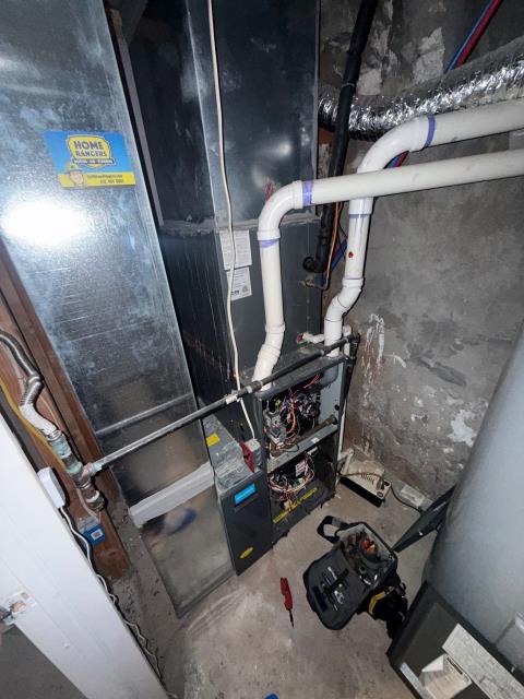 Conducted a no-heat diagnostic for an existing customer at a home in Philadelphia, PA 19132 after the furnace stopped operating and indoor temperatures dropped into the low 50s overnight. Inspection revealed a stuck gas valve preventing the system from firing; we reviewed findings on-site and recommended a gas valve replacement to restore reliable heat. The customer opted to take some time to consider the repair, and the system will remain monitored until a decision is made.