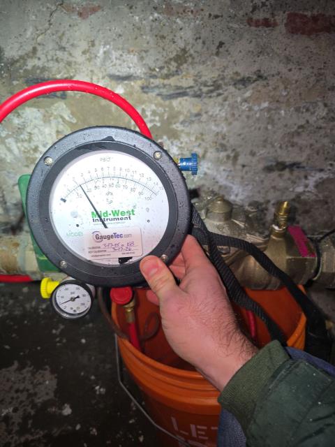 Conducted backflow preventer testing for a new customer referred through a backflow testing website. The Community Manager at a local art studio and coworking space requested service for their domestic water line. The system has a 2" pipe, with the last test completed in 2024. During the visit, we conducted a full inspection and test, ensuring the device operates correctly and continues to protect the building’s water supply from contamination.