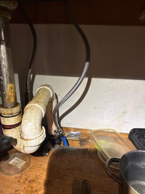 I addressed a leak by accessing the crawl space, replacing the damaged kitchen sink cold water line, installing new shutoff valves, and ensuring the faucet connection worked. Another satisfied customer with safe, reliable plumbing.